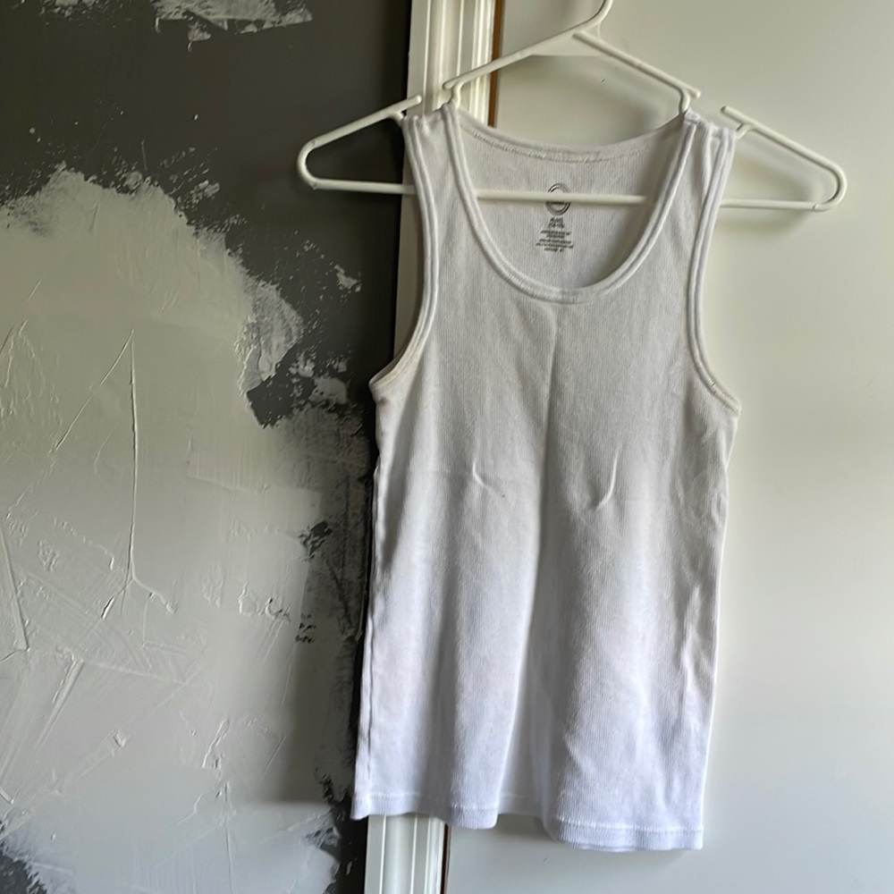 plain white girls 14/16 tanktop
